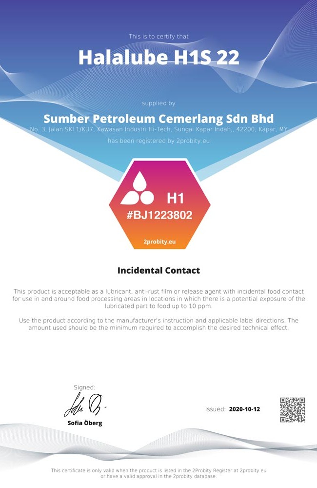 Halalube H1S 22