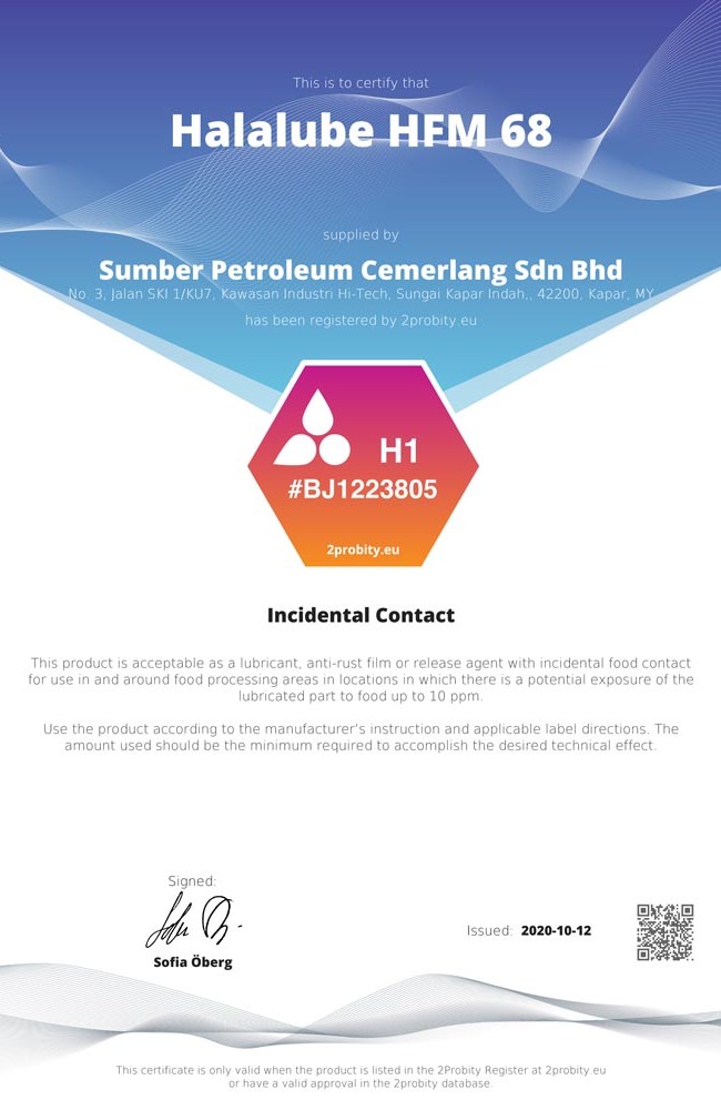 Halalube HFM 68