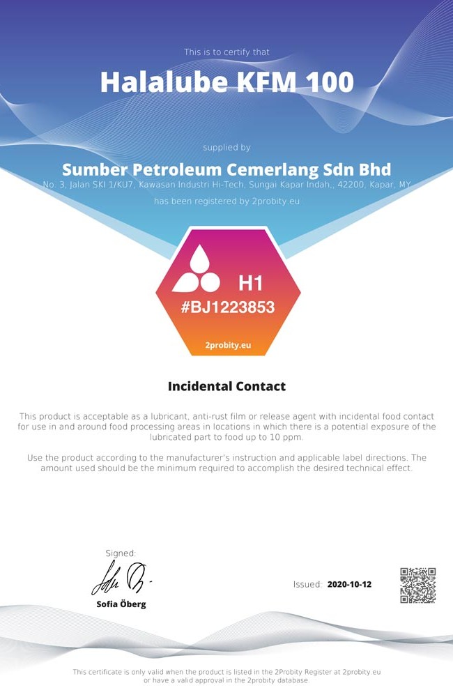 Halalube KFM 100
